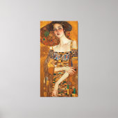 Klimt Adele Bloch-Bauer Gold Mosaikmalerei Canva Leinwanddruck (Vorderseite)