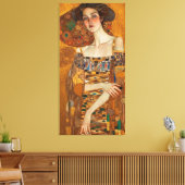 Klimt Adele Bloch-Bauer Gold Mosaikmalerei Canva Leinwanddruck (Insitu (Wohnzimmer))