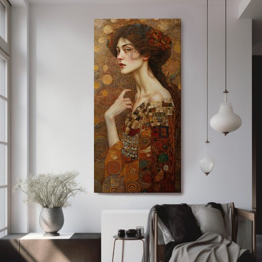 Klimt Adele Bloch-Bauer Gold Mosaikmalerei Canva Leinwanddruck