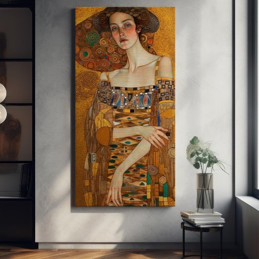 Klimt Adele Bloch-Bauer Gold Mosaikmalerei Canva Leinwanddruck