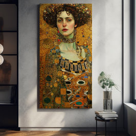 Klimt Adele Bloch-Bauer Gold Mosaikmalerei Canva Leinwanddruck