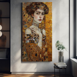 Klimt Adele Bloch-Bauer Gold Mosaikmalerei Leinwanddruck
