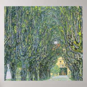 Klimt - Allee vor der Burgkammer Poster
