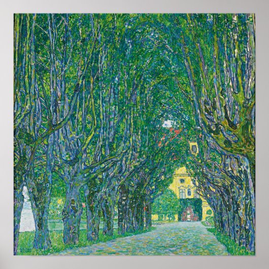 Klimt - Allee zum Schloss Poster (Vorne)