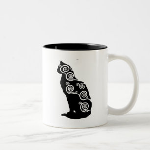Klimt Artkatze Zweifarbige Tasse