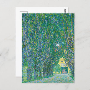 Klimt-Avenue im Park von Schloss Kamme Postkarte