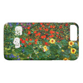 Klimt - Bauerngarten mit Sonnenblumen Case-Mate iPhone Hülle (Rückseite (Horizontal))