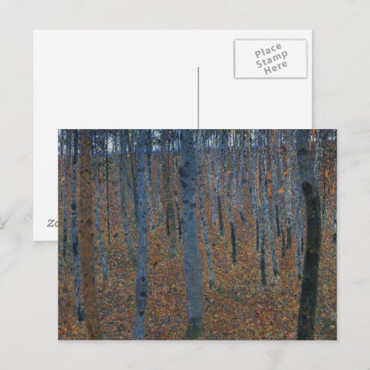 Klimt - Beech Grove Postkarte (Vorne/Hinten)