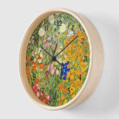 Klimt - Blumengarten 1907 Uhr (Winkel)