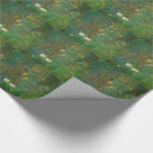 Klimt "Blumengarten" Gartengarten Blume Geschenkpapier (Ecke)