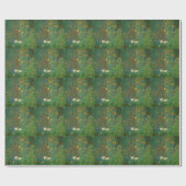 Klimt "Blumengarten" Gartengarten Blume Geschenkpapier (Flach)