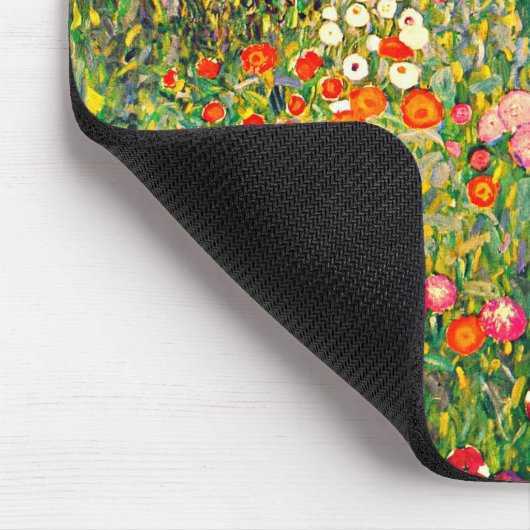 Klimt: Blumengarten Mousepad (Ecke)