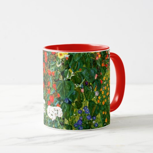 Klimt - Blumengarten Tasse (VorderseiteRechts)