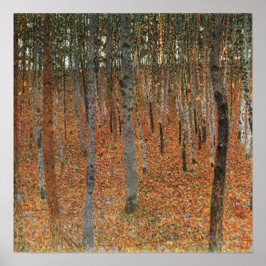 Klimt - Buche Grove 1902 Poster (Vorne)