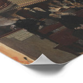 Klimt Burgtheater Wien - Kunstdruckerei Poster (Ecke)