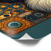 Klimt Cat1 Poster (Ecke)