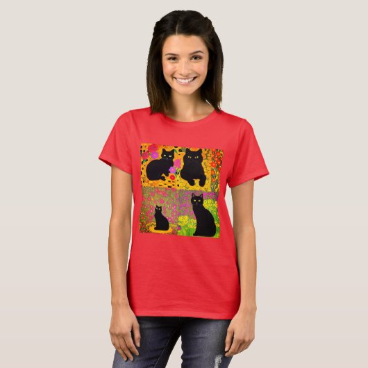 Klimt Cat T-Shirt (Vorne ganz)