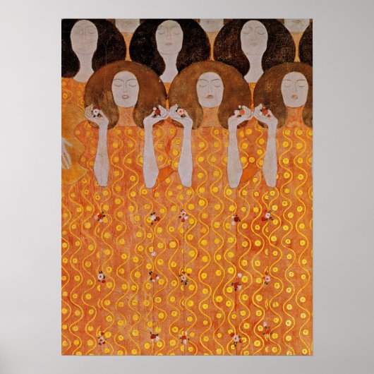 Klimt - Chor des Paradiesels Poster (Vorne)