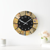 Klimt Clock - Der berühmte Künstler Große Wanduhr (Zuhause)