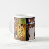 Klimt Collage Kaffeetasse (Vorderseite Links)
