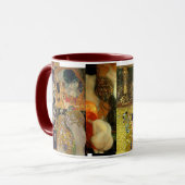 Klimt Collagen-Tassenkastanienbraun Tasse (Vorderseite Links)