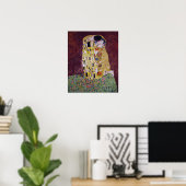 Klimt - Couple Kissing Poster (Heimbüro)