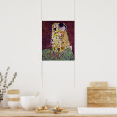 Klimt - Couple Kissing Poster (Küche)