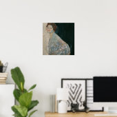 Klimt - Dame in Weiß Poster (Heimbüro)