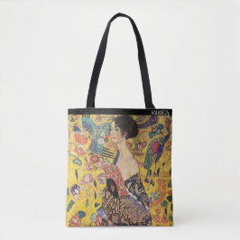 Klimt – Dame mit Fächer – Personalisiert Tasche
