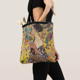 Klimt – Dame mit Fächer – Personalisiert Tasche