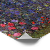 Klimt ~ Das ist Sonnenblume Poster (Ecke)