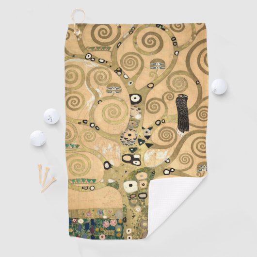 Klimt - Der Baum des Lebens Magnetkarte Golfhandtuch (Insitu)