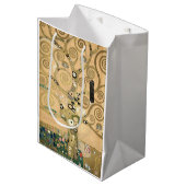 Klimt - Der Baum des Lebens Magnetkarte Mittlere Geschenktüte (Vorderseite Schrägansicht)