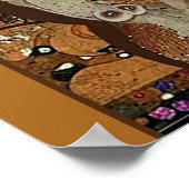 Klimt, der Baum des Lebens, Owl Parodie Poster (Ecke)