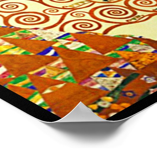 Klimt der Baum des Lebens, Poster (Ecke)