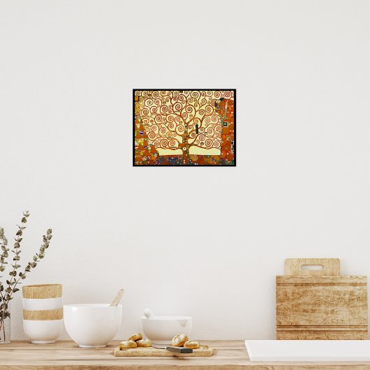 Klimt der Baum des Lebens, Poster (Küche)
