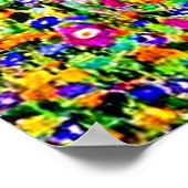 Klimt - Der Kuss (ganze Länge) Kunst Poster (Ecke)