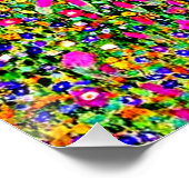 Klimt - Der Kuss (ganze Länge) Kunst Poster (Ecke)