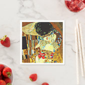 Klimt - Der Kuss, geschlossen Serviette (Beispiel)