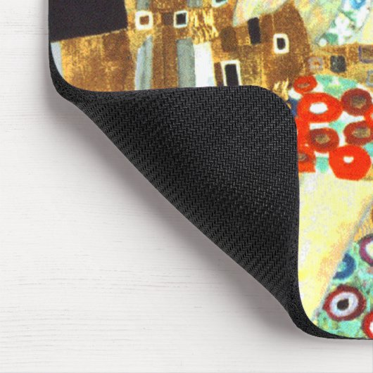 Klimt: Der Kuss Mousepad (Ecke)