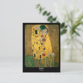 KLIMT / Der Kuss Postkarte (Stehend Vorderseite)
