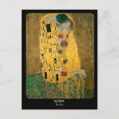 KLIMT / Der Kuss Postkarte (Vorderseite)