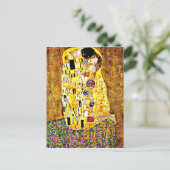 Klimt - Der Kuss Postkarte (Stehend Vorderseite)