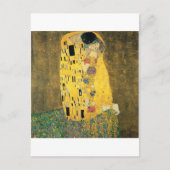 Klimt - Der Kuss Postkarte (Vorderseite)