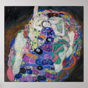 Klimt - Die Jungfrau Poster