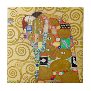 Klimt Erfüllung Mosaik: Vintage Stoclet-Fries Fliese
