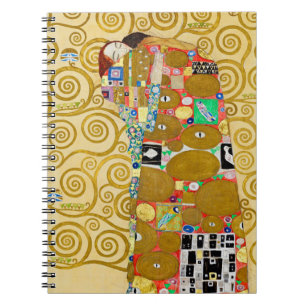 Klimt Erfüllung Mosaik: Vintage Stoclet-Fries Notizblock