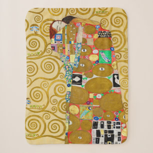 Klimt Erfüllung Mosaik: Vintage Stoclet-Fries Sherpadecke