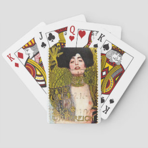 Klimt "Frau in Gold" Spielkarten
