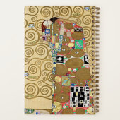Klimt Fulfillment Art Nouveau Notebook Notizblock (Rückseite)